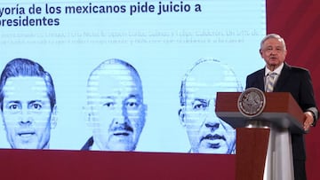 “No debe haber persecución política: AMLO sobre expresidentes