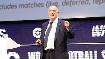 El presidente de LaLiga, Javier Tebas.