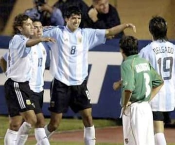 Luis González era figura de la liga argentina. Años más tarde sería figura del Porto y del Lyon. Ahora volvió a River y levantó la Copa Libertadores