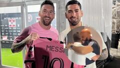 El momento en el que Topuria conoce al guardaespaldas de Messi
