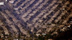 Las impactantes imágenes del incendio en Los Ángeles