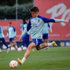 Pablo Barrios y el espejo de Koke