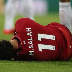 Salah no estará ante el Barça
