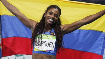 Caterine Ibarg&uuml;en, medalla de oro en el salto triple de Rio de Janeiro 2016