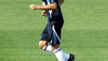 Charla y regreso de Pepe en el entrenamiento del Real Madrid