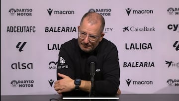 José Juan Romero, tras el Ceuta-Las Palmas.