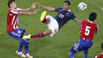 Remy, en un partido del Mundial con Francia.
