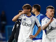 Soccer Football - Serie A - U.S. Sassuolo v Como - Mapei Stadium - Citta del Tricolore, Reggio Emilia, Italy - April 17, 2026 Como's Nico Paz looks dejected after the match REUTERS/Alessandro Garofalo