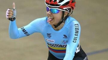 La ciclista colombiana terminó en la quinta casilla de la contrarreloj individual.