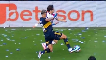 La dura acción de Carlos Palacios que encendió el debate arbitral en el Superclásico entre Boca Juniors y River Plate