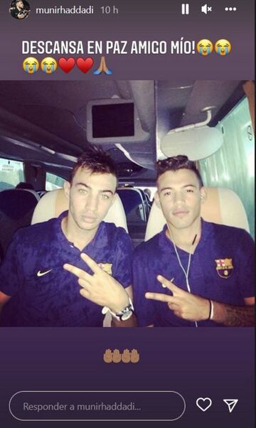 La storie de Munir en Instagram.