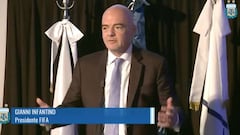 Enfado en Perú con Infantino: "El fútbol es lo que es por Argentina"