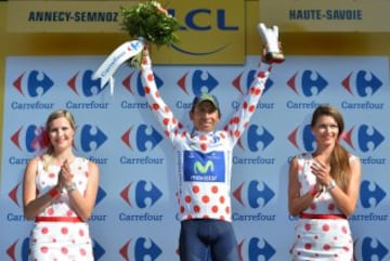 Nairo fue campeón de la montaña en el Tour de Francia 2013. Desde ese momento empezó la lucha con Froome a pesar de los 4 minutos y 20 segundos que le sacó de ventaja para salir campeón.