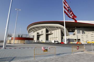 El Wanda Metropolitano sigue en obras