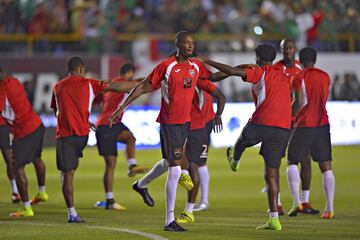 Action photo of action during the match Mexico vs Trinidad and Tobago, corresponding to the Final Hexagonal during the CONCACAF Qualifying rounds for the 2018 FIFA World Cup Russia, at Alfonso Lastras Stadium

Foto de accion durante el partido Mexico vs Trinidad y Tobago, correspondiente al Hexagonal Final durante las Eliminatorias de la CONCACAF rumbo a la Copa Mundial de la FIFA Rusia 2018, en el Estadio Alfonso Lastras, en la foto:  19 Kevan George de Trinidad


06/10/2017/MEXSPORT/Isaac Ortiz.