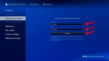 PS4: cómo cambiar la región o país de una PlayStation 4