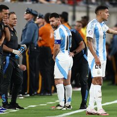 Messi: “Empecé el partido con molestias, no estaba suelto”