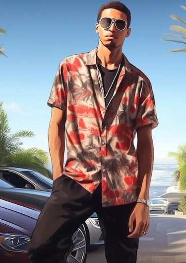 Chat GPT recrea a jugadores de fútbol estilo GTA 6: así se vería Bellingham, Cristiano o Messi