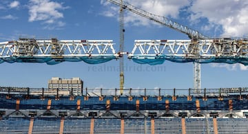 Continúan las obras de remodelación del Bernabéu