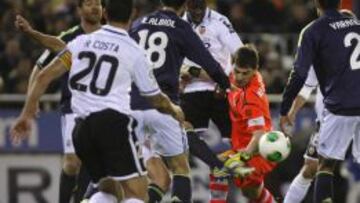 Momento de la lesión de Casillas.