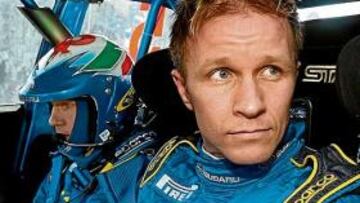 El Subaru de Solberg.