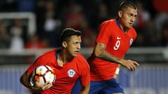 Alexis volvió a marcar en la Roja tras 407 días y llegó a su gol 40