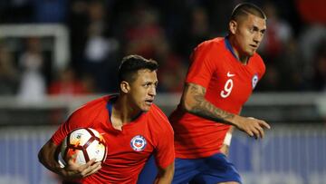 Alexis S&aacute;nchez anot&oacute; su gol 40 en la Roja. 