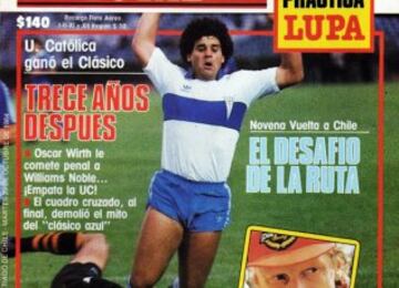 20 de octubre de 1984: Tras 13 años, 4 meses y 28 días, Universidad Católica logra vencer a Universidad de Chile. Fue 3-2 con gol decisivo de Gino Valentini.