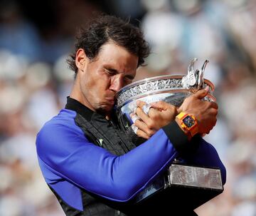 1. Rafa Nadal con 10.645 puntos.