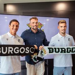 El Burgos CF presenta a Mateo Mejía y Sergio González