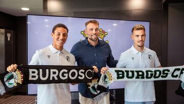 El Burgos CF presenta a Mateo Mejía y Sergio González