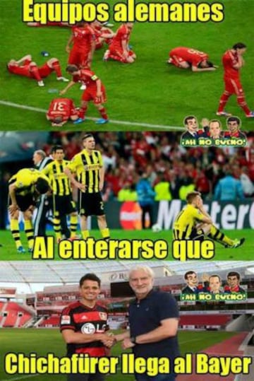 Chicharito y los memes tras llegar al Bayer Leverkusen