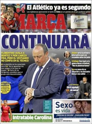 Portadas de la prensa mundial