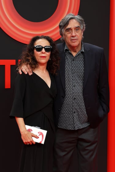 Sandra Hermida y Agustín Díaz Yanes durante la fiesta que organiza Netflix para celebrar el 10º aniversario de su llegada a España.