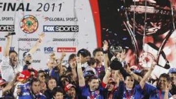 CAMPEONES. El equipo chileno estrenó hoy su palmarés internacional.