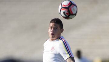 James Rodríguez será titular ante Paraguay