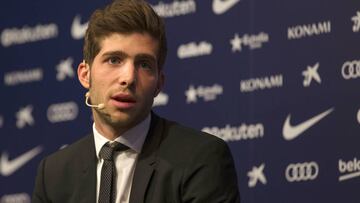 Sergi Roberto: "Ojalá me pueda retirar aquí como Messi e Iniesta"