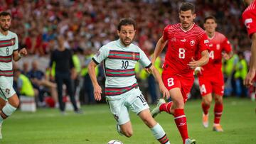 Bernardo Silva con Portugal.