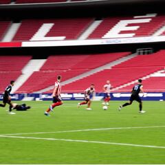 El gol que más ganas había de ver del amistoso fantasma del Atleti: Saponjic, reividincándose
