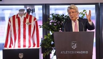 Enrique Cerezo, presidente del Atlético de Madrid. 