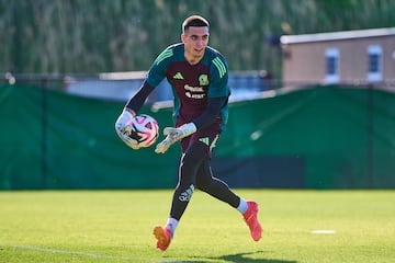 Alex Padilla during the Mexican National Team (Mexico) Training prior to the friendly preparation match against Bolivia, at Seatgeek Chicago Field, on May 30, 2024, Chicago Illinois, United States.