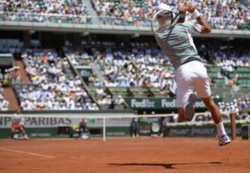 Las mejores imágenes de las semifinales Djokovic-Nadal y Ferrer-Tsonga