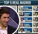 Raúl elige su Top5 de leyendas del Madrid: tardó con el tercero