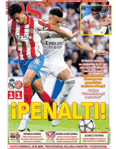 Las portadas de AS de abril
