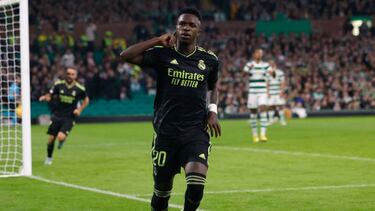 Alfredo Relaño reacts to tournament holders Real Madrid’s win over Celtic on the opening night of the 2022/23 Champions League.