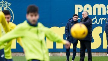 31/12/23 VILLARREAL ENTRENAMIENTO
MARCELINO Y FRANCISCO ROIG PRESIDENTE