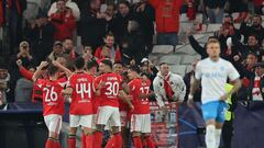Benfica 2 - 0 Nápoles: resumen, resultado y goles