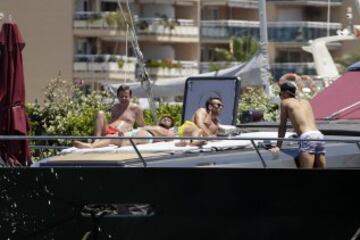 Cristiano Ronaldo disfruta de sus vacaciones en Ibiza