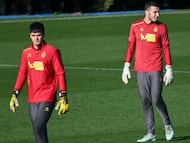 Laro Gómez y Plamen Andreev, del Racing.