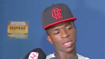 Vinicius habla de Neymar en sus primeras palabras de madridista